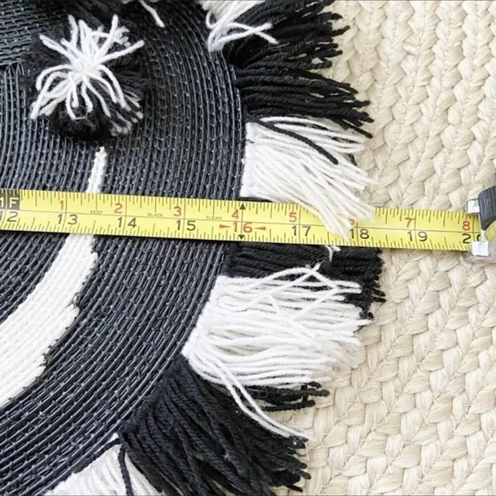 Vintage Hanging Fan Wall Decor Boho Yarn